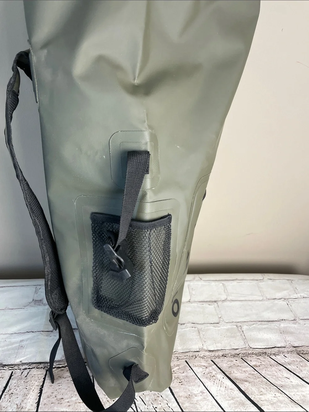 Otterpac Waterproof Olive Green Roll-Top Hiking Outdoor Backpack Camping 16X25